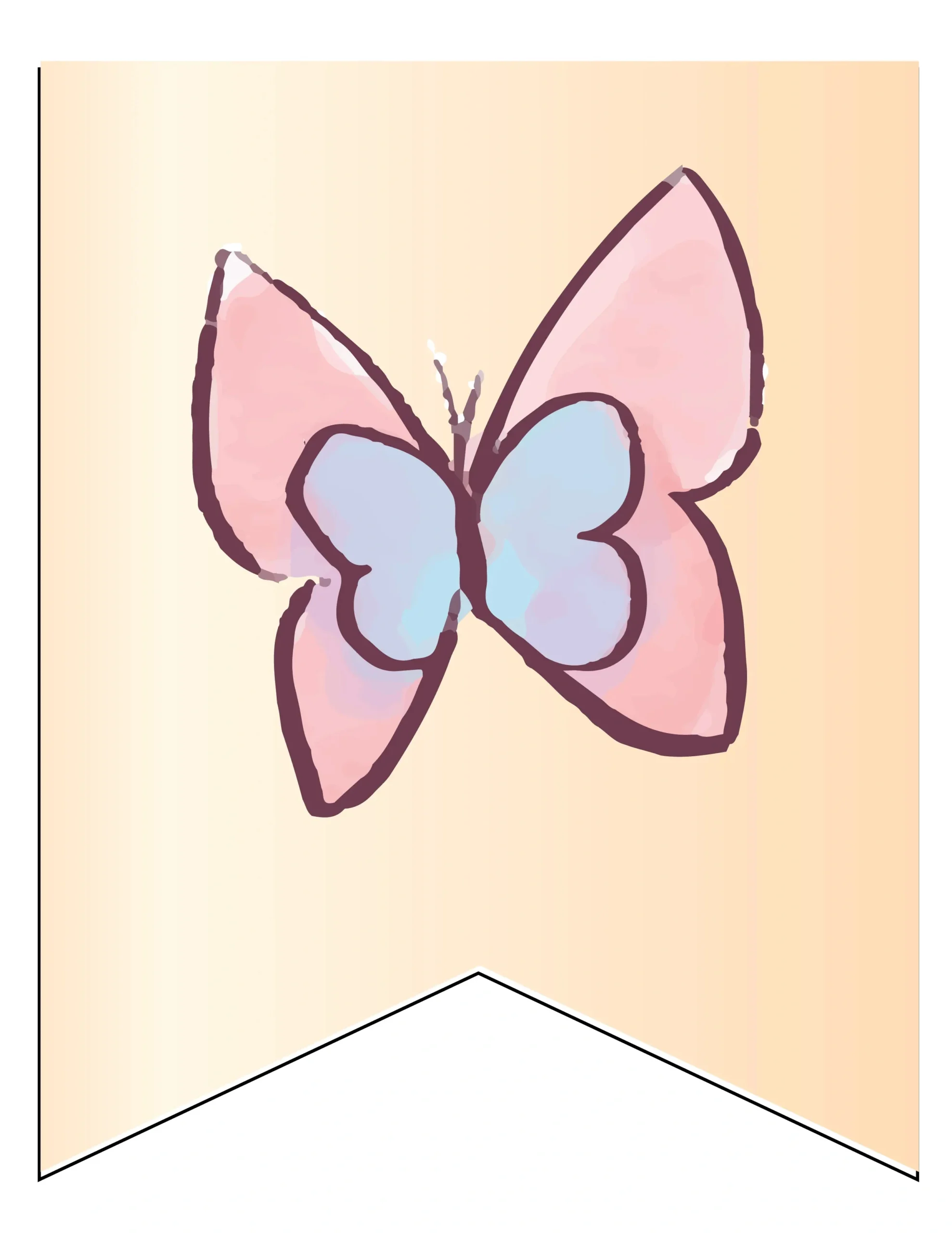 Free Printable Birthday Girl Banner - World Of Printables within FREE Printable Butterfly Birthday Banner