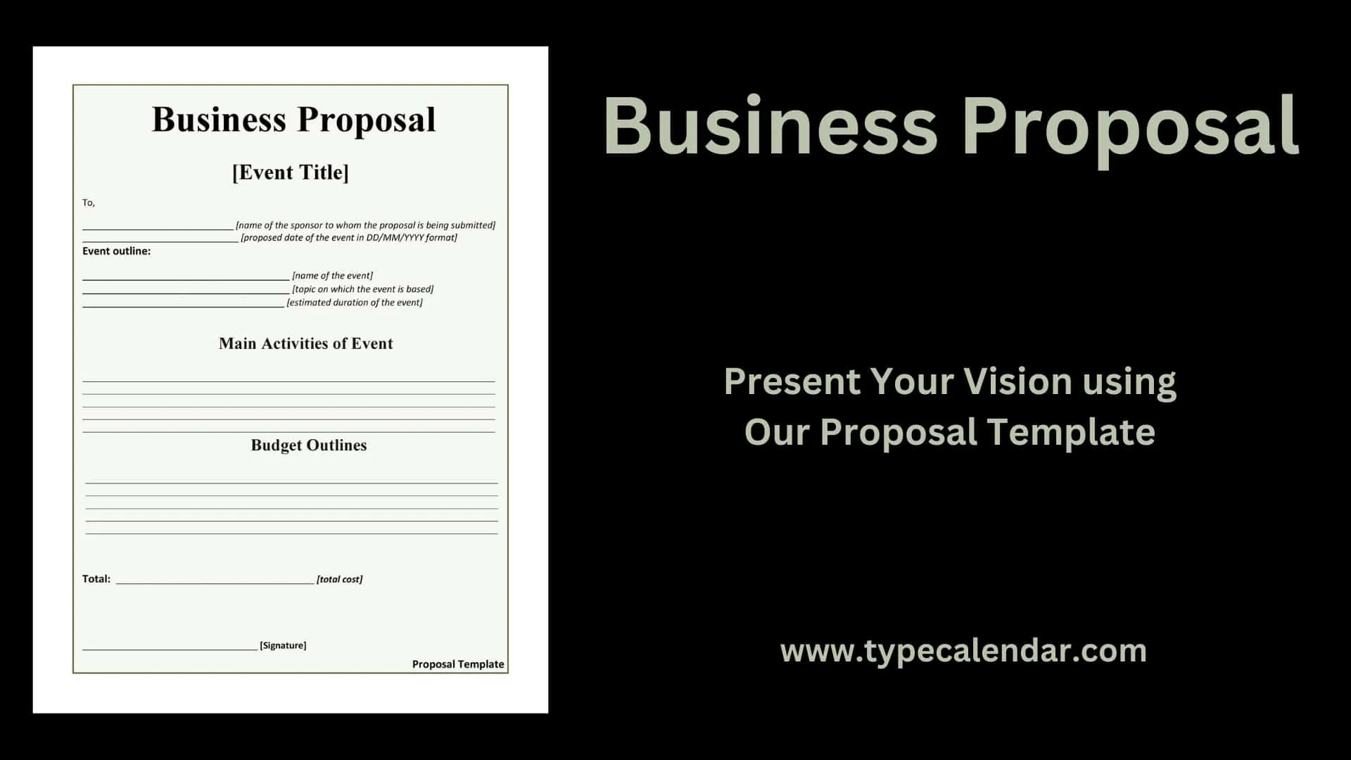 Free Printable Business Proposal Templates [Word, Pdf] Investors intended for FREE Printable Business Proposal Template