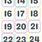 Free Printable Calendar Numbers 1-31 with Free Printable Classroom Calendar Numbers