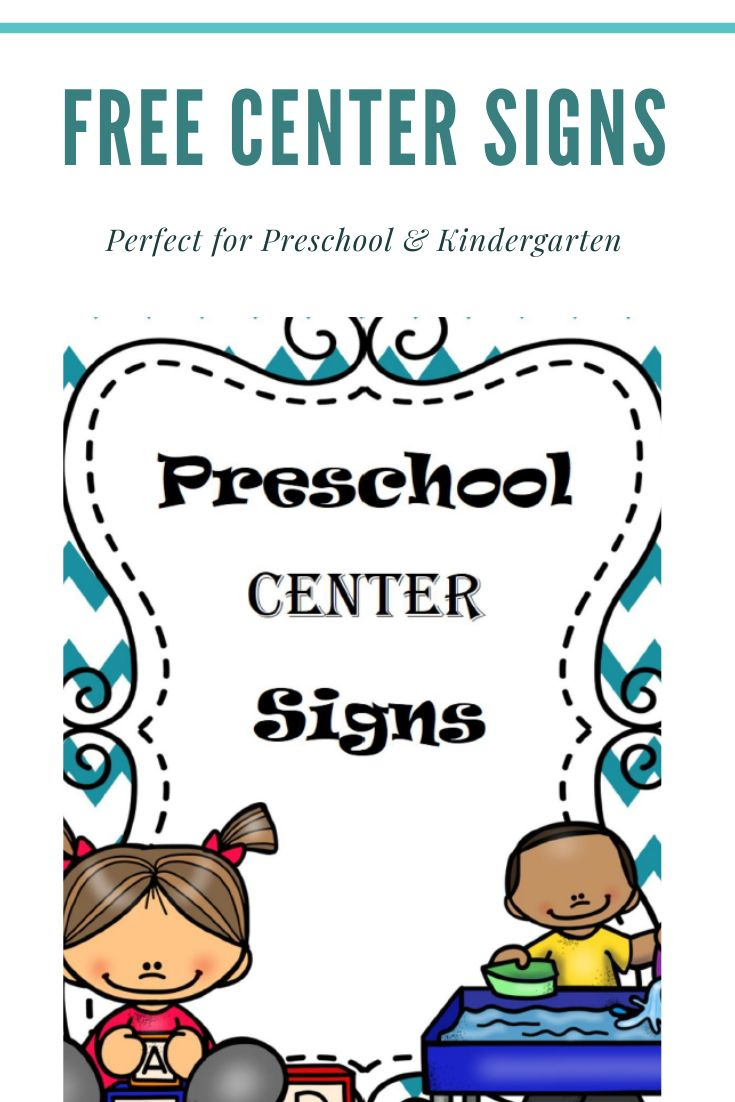 Free Printable Center Signs with regard to Free Printable Center Labels For Preschool