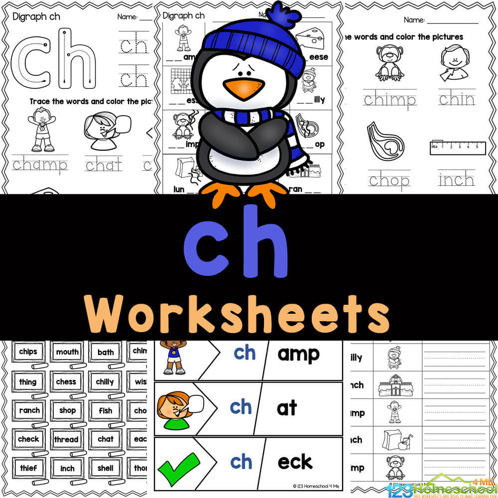 Free Printable Ch Sound Words Worksheets inside Free Printable Ch And Sh Worksheets