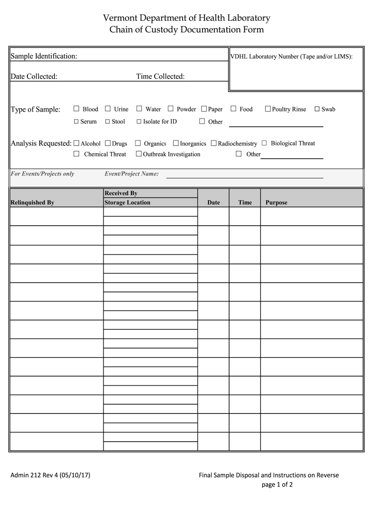 Free Printable Chain Of Custody Form: Fill Out &amp;amp; Sign Online | Dochub intended for FREE Printable Chain of Custody Form