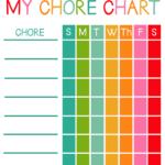 Free Printable Chore Charts For Kids! - Viva Veltoro for Free Printable Chore Chart Pictures