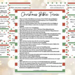 Free Printable Christmas Bible Trivia For The Whole Family! - intended for Free Printable Christmas Bible Trivia With Answers
