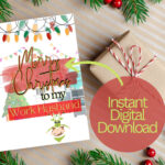 Free Printable Christmas Cards For Husband Merry Christmas To My with FREE Printable Christmas Cards For Husband