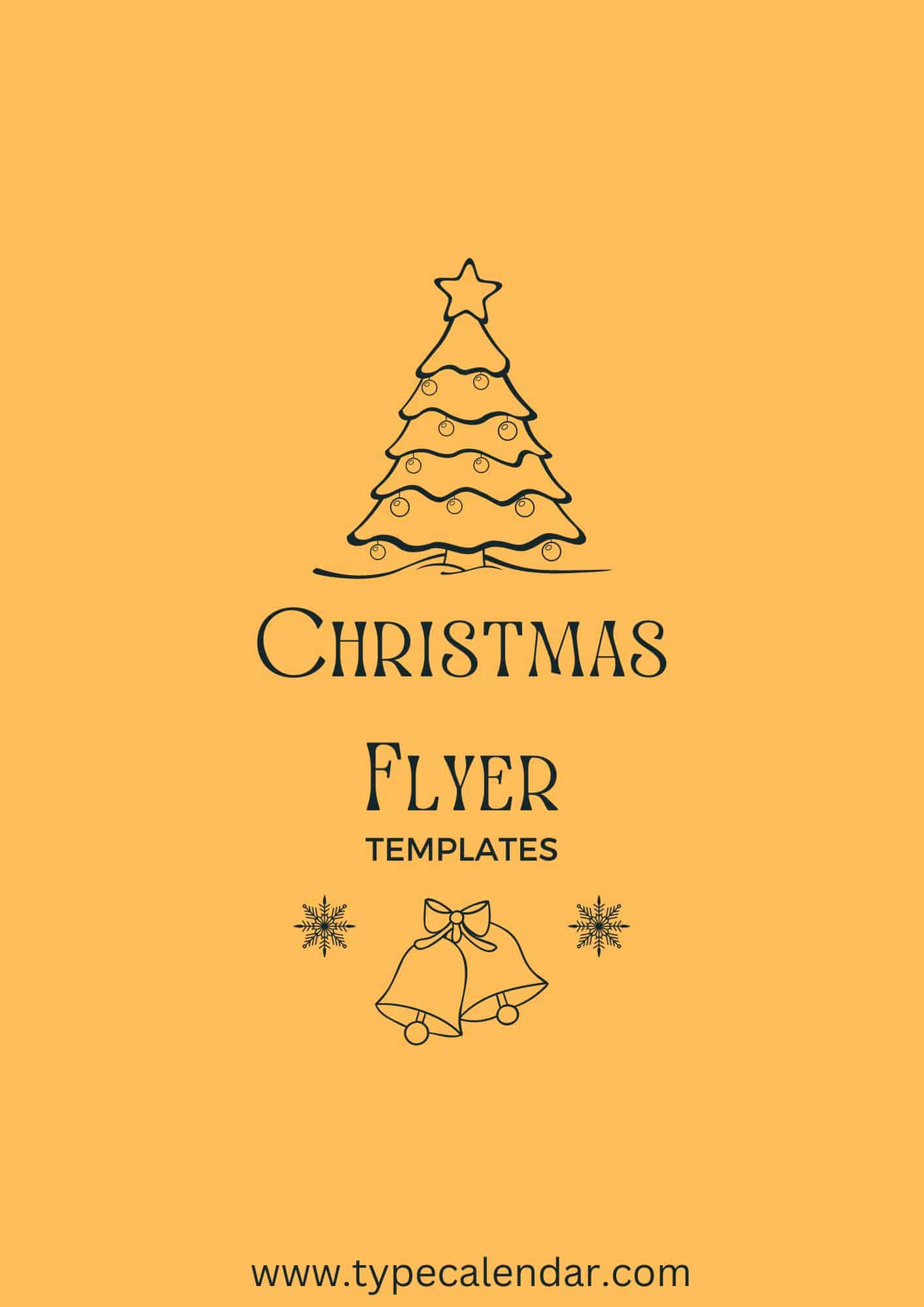Free Printable Christmas Flyer Templates [Pdf, Word, Psd] in FREE Printable Christmas Flyer Templates