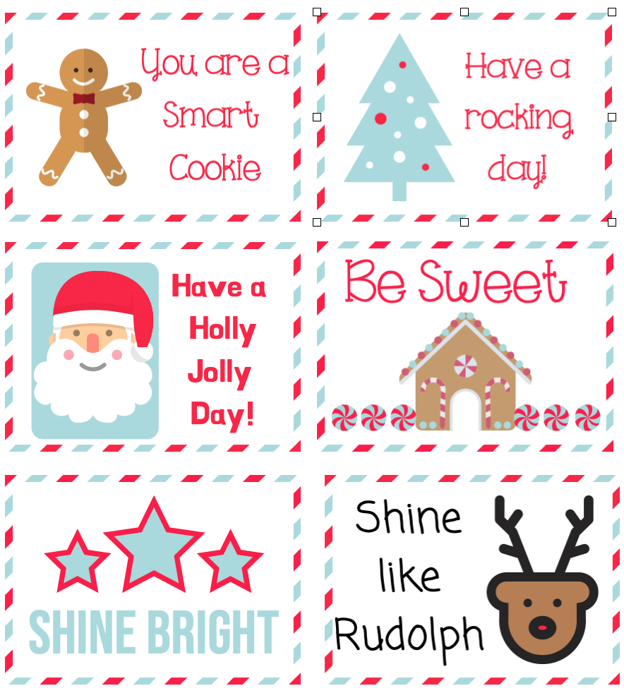 Free Printable Christmas Lunch Notes - Simply Crafty Life with regard to Free Printable Christmas Lunchbox Notes