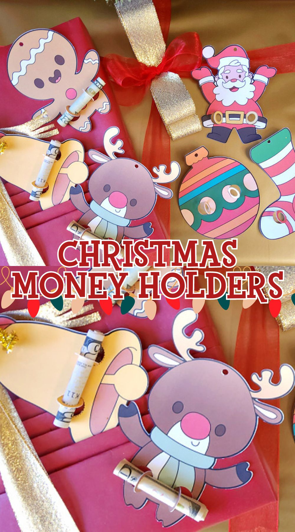 Free Printable Christmas Money Holder Tags - My Pinterventures with FREE Printable Christmas Money Cards