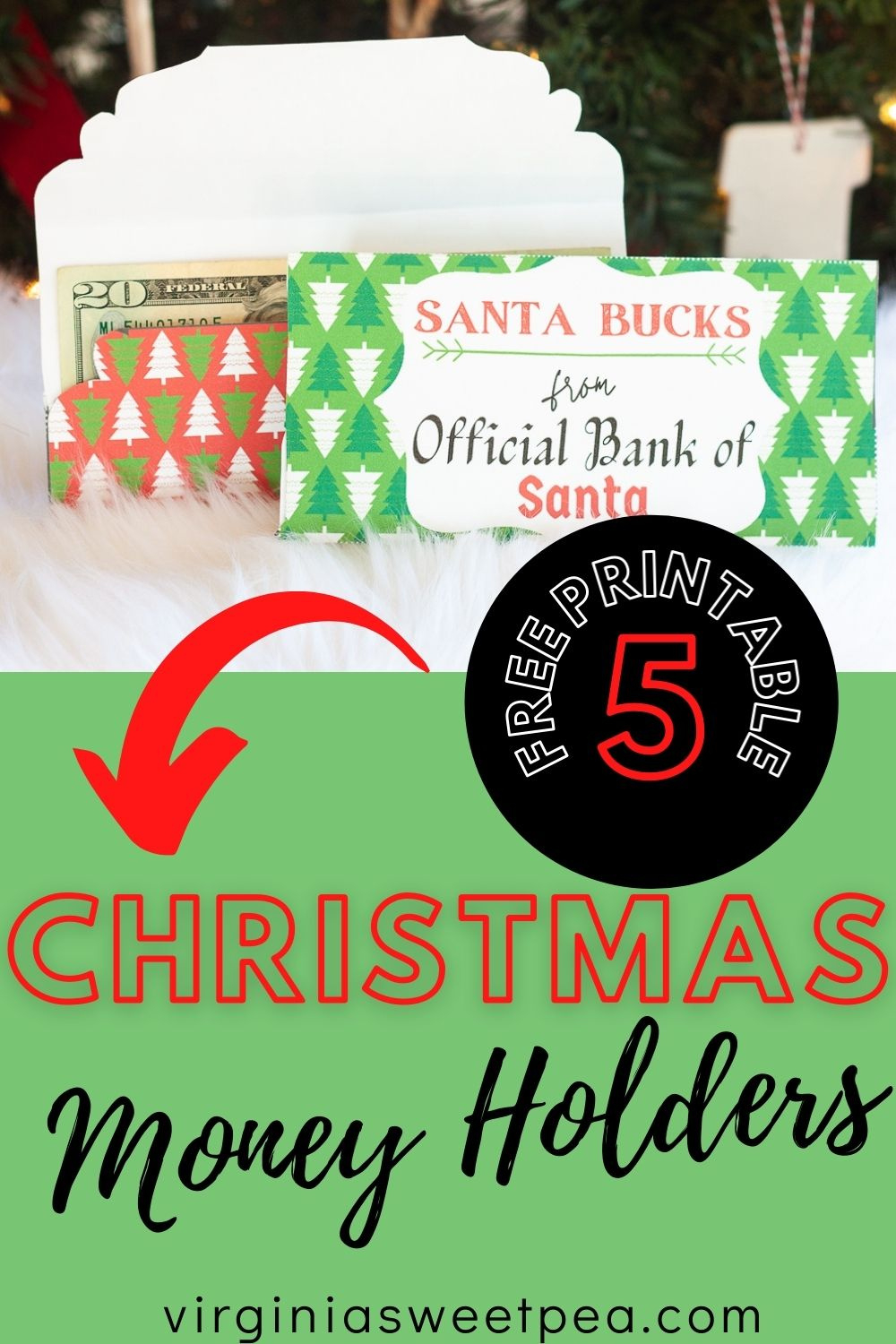 Free Printable Christmas Money Holders - Sweet Pea for Free Printable Christmas Money Cards