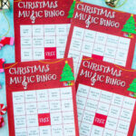 Free Printable Christmas Music Bingo Cards - Play Party Plan intended for FREE Printable Christmas Music Bingo Cards