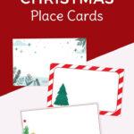 Free Printable Christmas Place Cards with Free Printable Christmas Place Card Templates