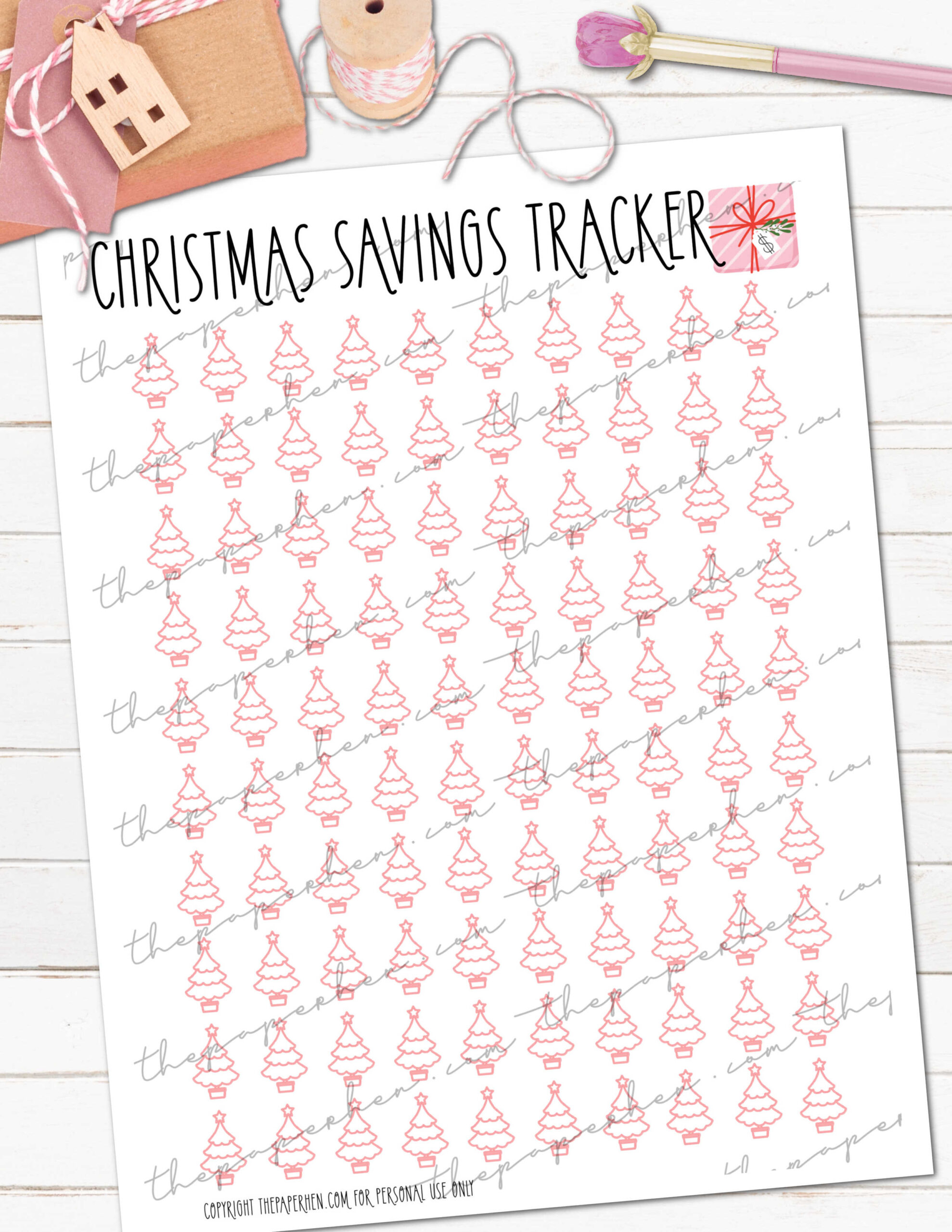 Free Printable Christmas Savings Tracker - A Country Girl&amp;#039;S Life pertaining to FREE Printable Christmas Savings Tracker