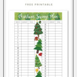 Free Printable Christmas Savings Tracker You Can Customize intended for Free Printable Christmas Savings Tracker