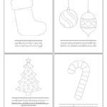 Free Printable Christmas Tracing Worksheets For Kids - The Craft for Free Printable Christmas Tracing Worksheets