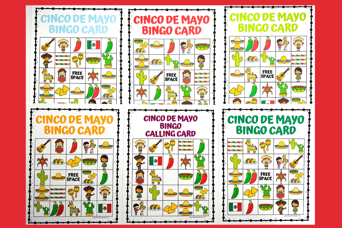 Free Printable Cinco De Mayo Bingo Game For Kids with regard to FREE Printable Cinco De Mayo Bingo Cards