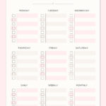 Free Printable Cleaning Checklist Templates | Canva intended for FREE Printable Cleaning Log Template