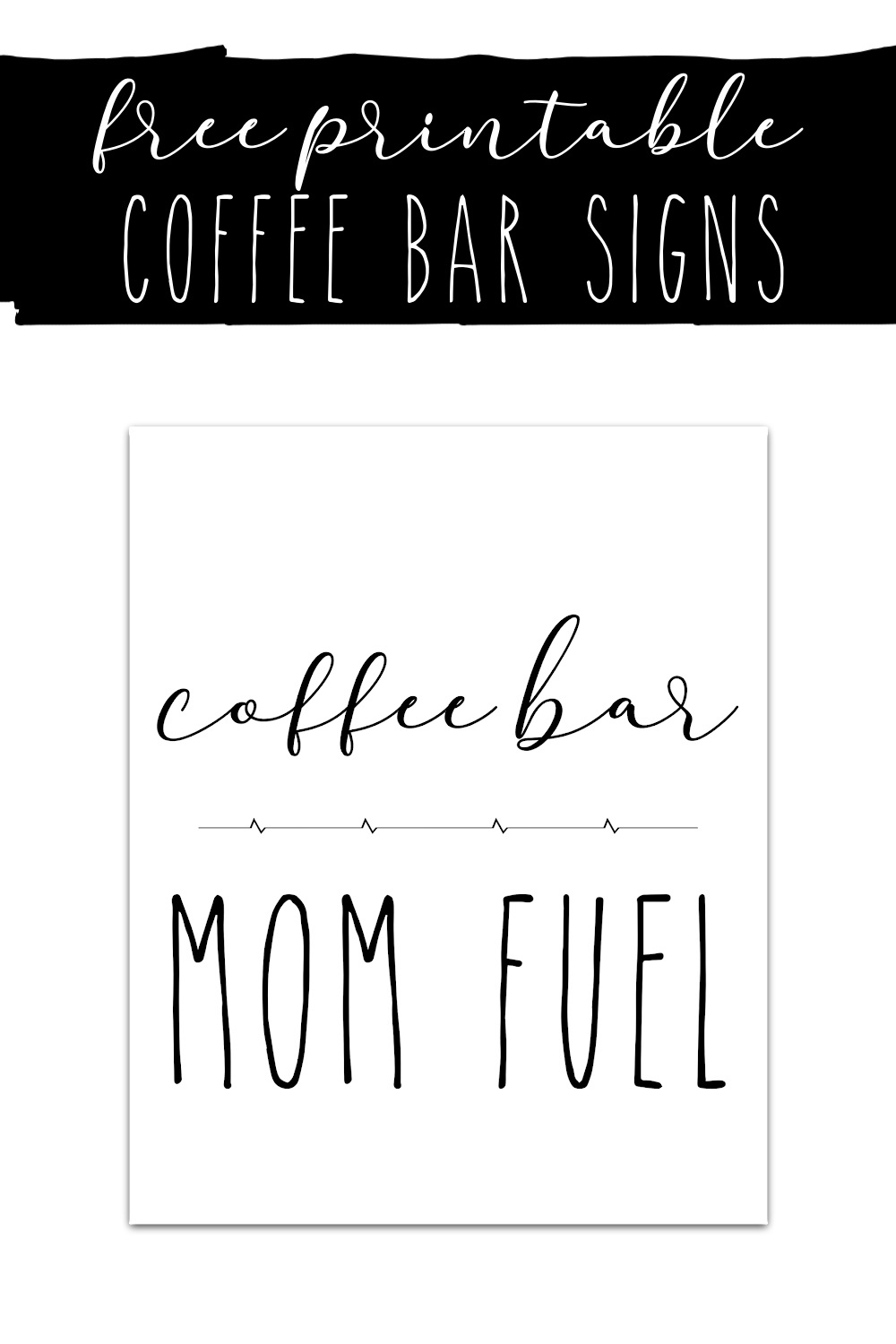 Free Printable Coffee Bar Signs - Extreme Couponing Mom for Free Printable Coffee Bar Sign