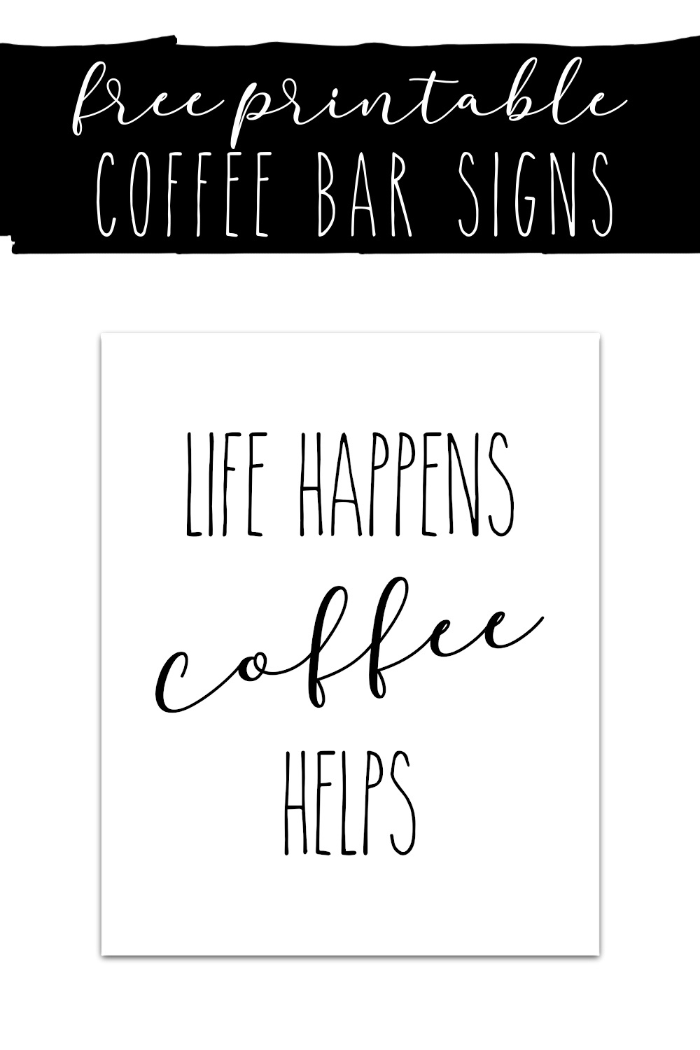 Free Printable Coffee Bar Signs - Extreme Couponing Mom pertaining to Free Printable Coffee Bar Printable