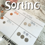 Free Printable Coin Sorting Mat: An Educational Preschool Activity with Free Printable Coin Sorting Mat