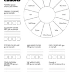 Free Printable Color Wheel Templates regarding FREE Printable Colour Wheel Template