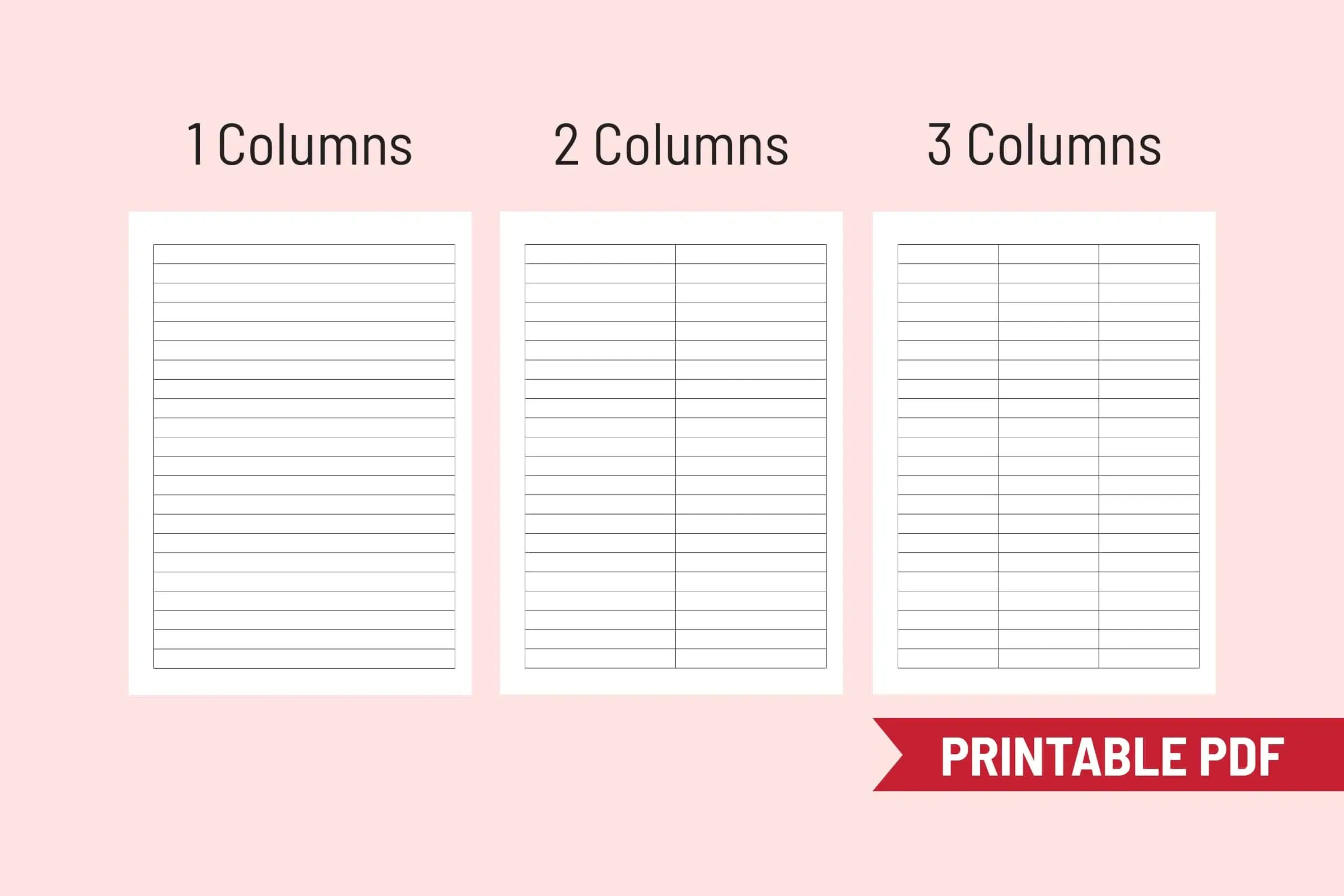Free Printable Columns And Rows | Snapybiz with Free Printable Columns And Rows
