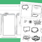 Free Printable Comic Strip Template Bundle intended for FREE Printable Comic Strips For Teachers