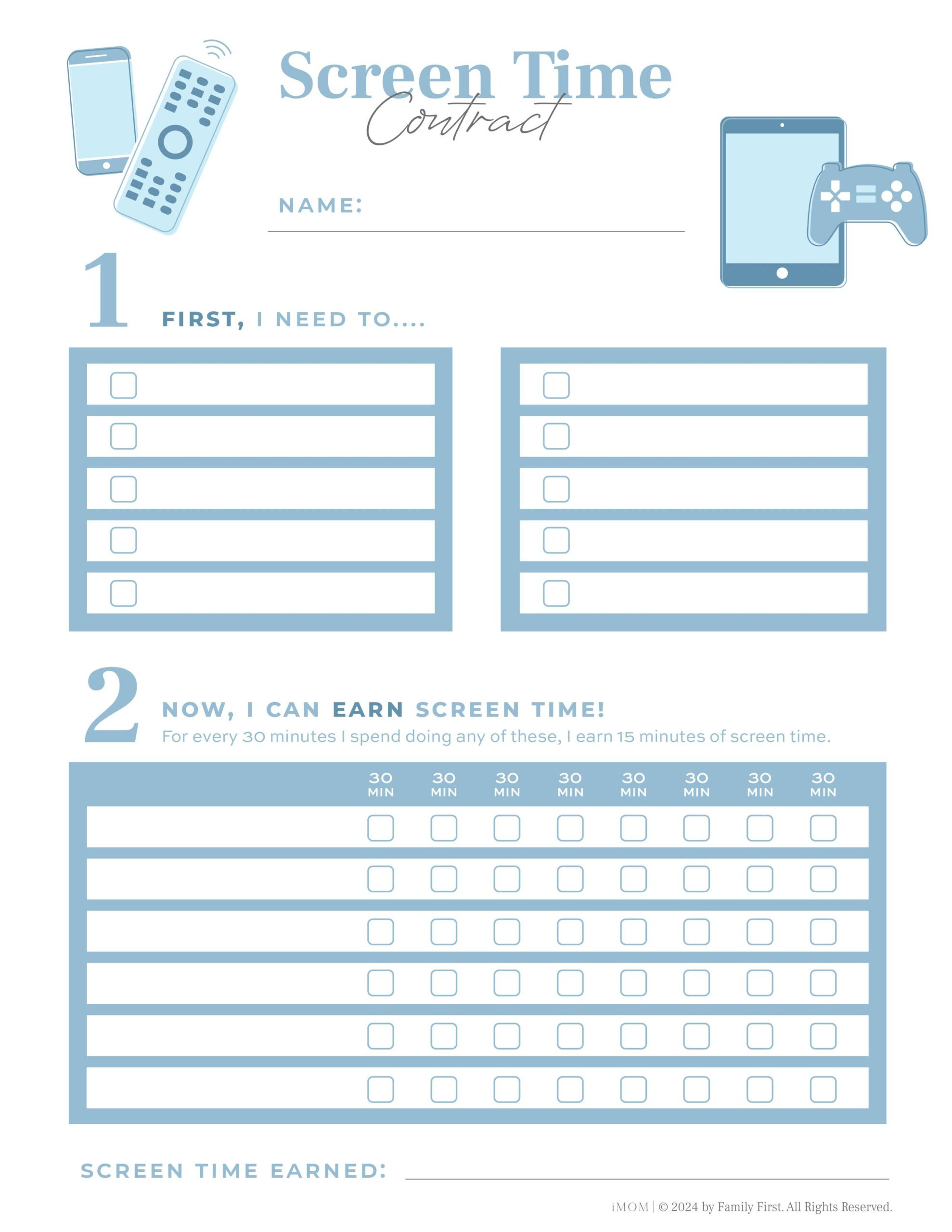 Free Printable Contracts For Kids And Teenagers! - Imom throughout FREE Printable Cell Phone Contract For Tweens