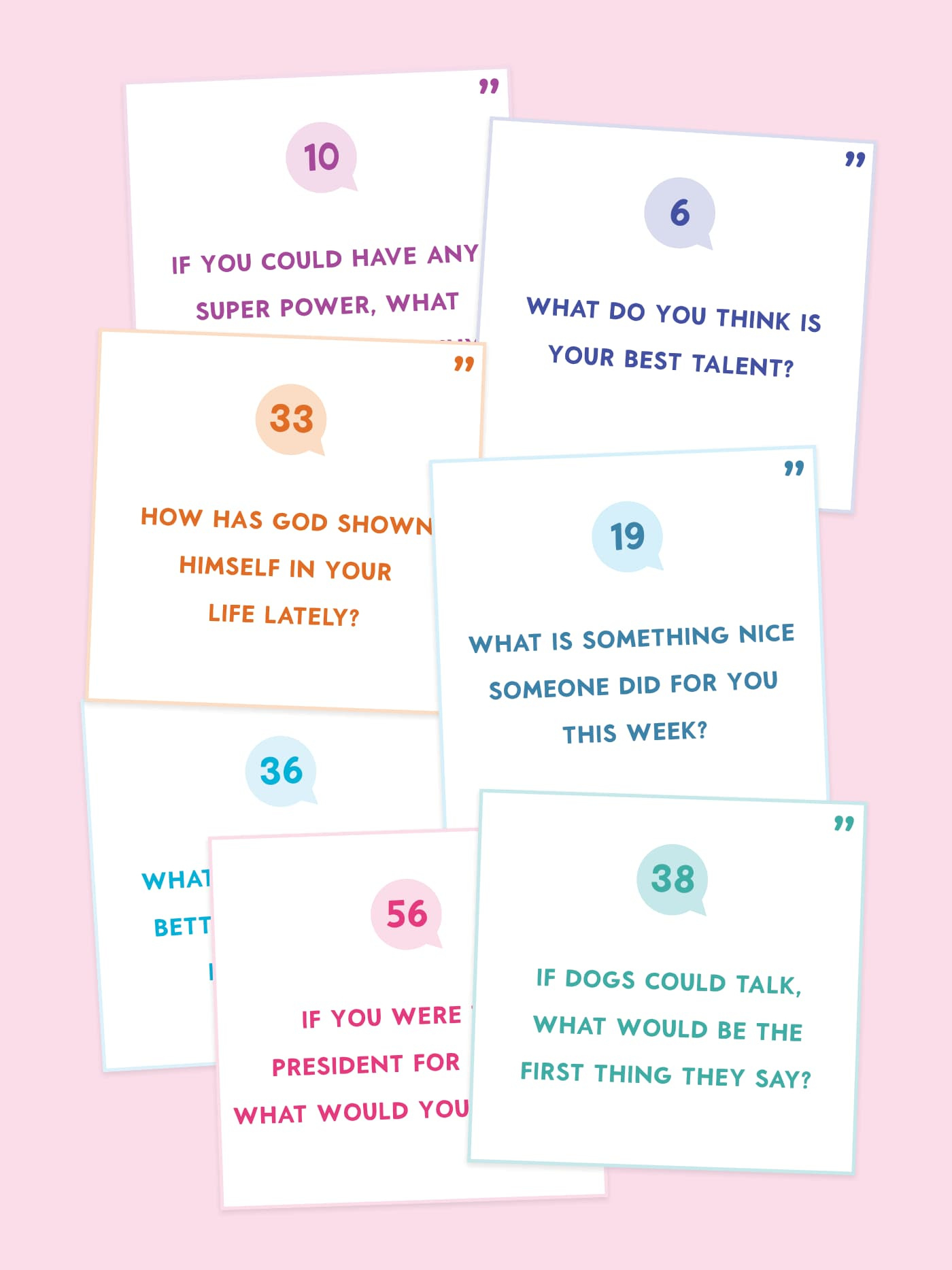 Free Printable Conversation Cards For Families - Favorite Printables with FREE Printable Conversation Starter Cards