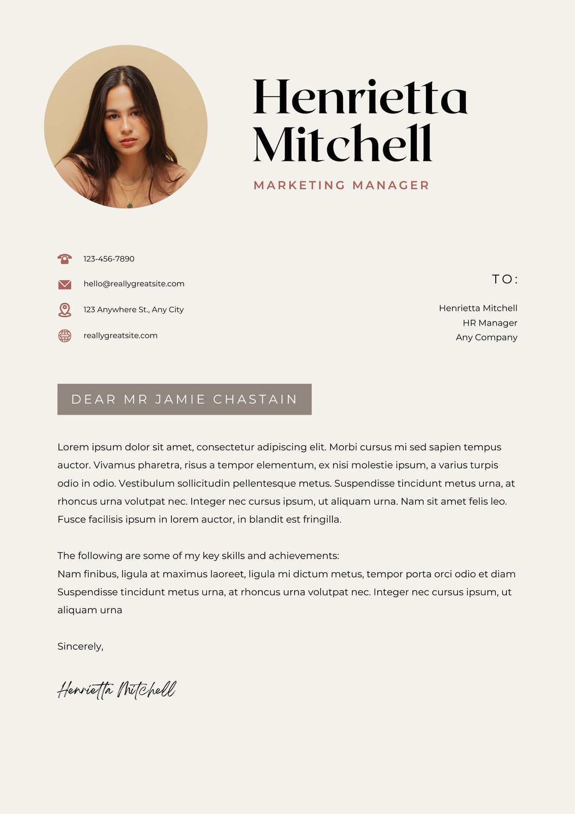 Free Printable Cover Letter Templates You Can Customize | Canva intended for FREE Printable Cover Letter Templates