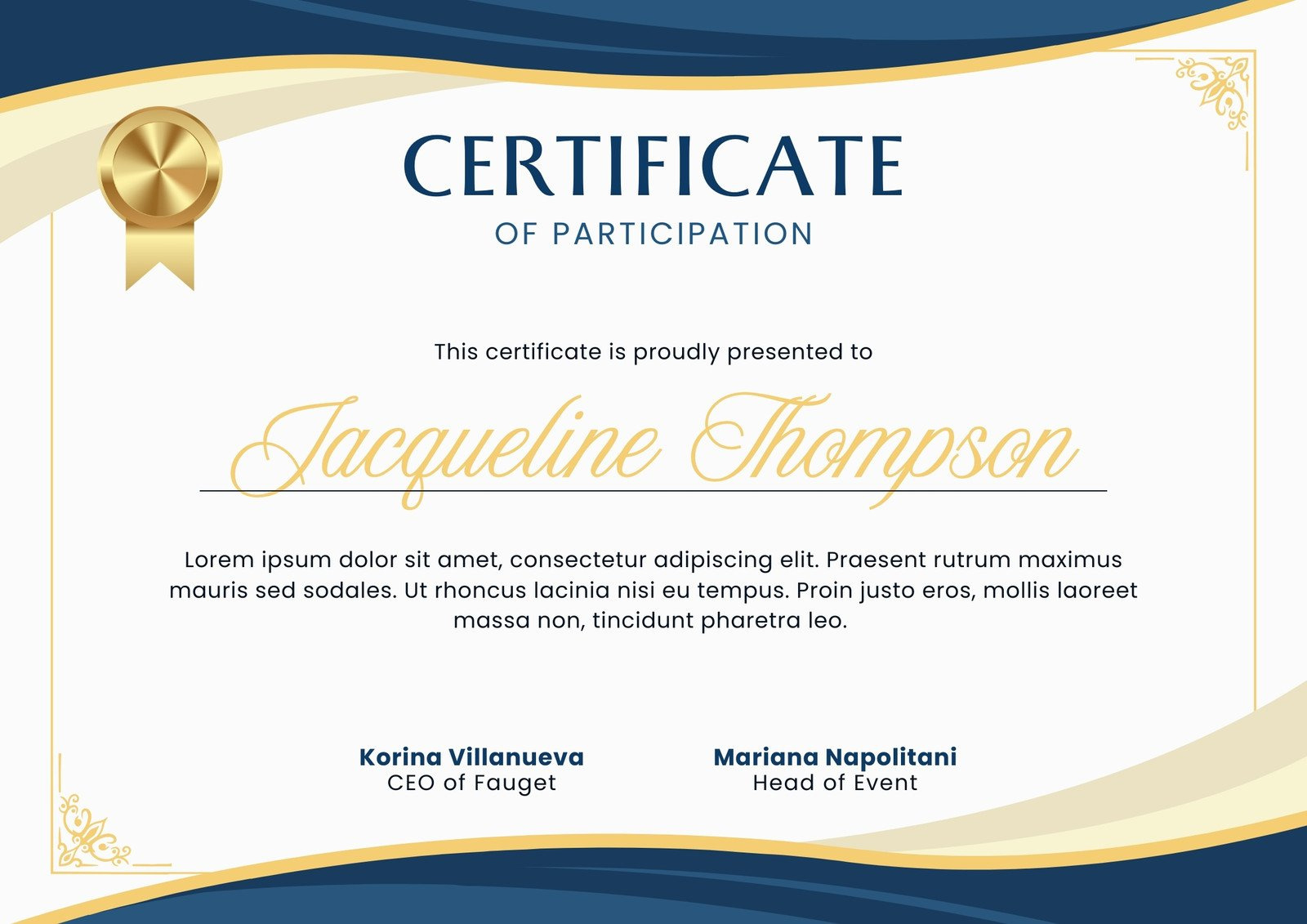 Free, Printable Custom Participation Certificate Templates | Canva throughout Free Printable Certificate Of Participation