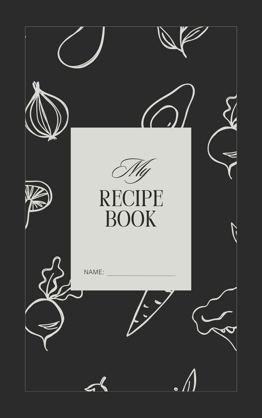 Free, Printable, Customizable Recipe Book Cover Templates | Canva intended for Free Printable Cookbook Cover Template