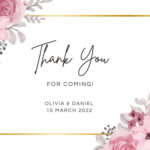 Free Printable, Customizable Wedding Card Templates | Canva throughout Free Printable Card Making Templates