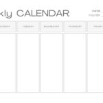 Free, Printable, Customizable Weekly Calendar Templates | Canva for Free Printable Calendar Monday To Sunday