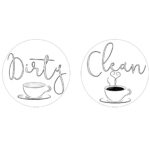 Free Printable Dishwasher Clean Or Dirty Sign Pdf with regard to Free Printable Clean And Dirty Signs