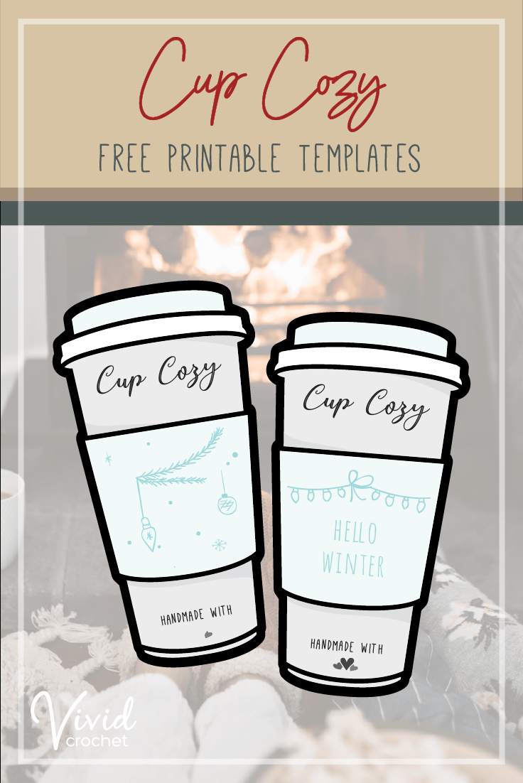 Free Printable ❘ Handmade Cup Cozy Display inside FREE Printable Coffee Cup Template