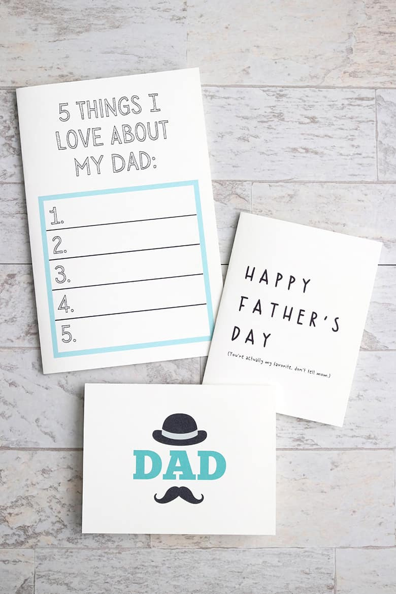 Free Printable Father&amp;#039;S Day Cards - Aubree Originals intended for Free Printable Cards For Dad