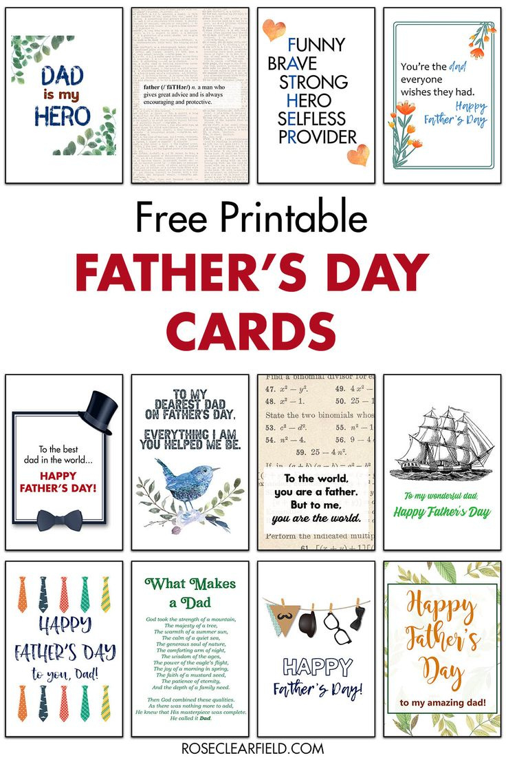 Free Printable Father&amp;#039;S Day Cards inside FREE Printable Cards Fathers Day Husband