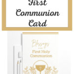 Free Printable First Communion Card throughout FREE Printable Catholic First Communion Cards