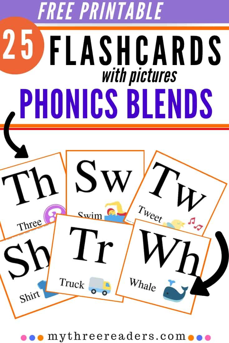 Free Printable Flashcards With Pictures - 25 Consonant Blends For in Free Printable Consonant Blends Flashcards