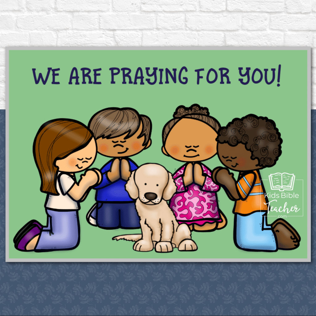 Free Printable Get Well Card - Kids Bible Teacher pertaining to FREE Printable Christian Get Well Cards