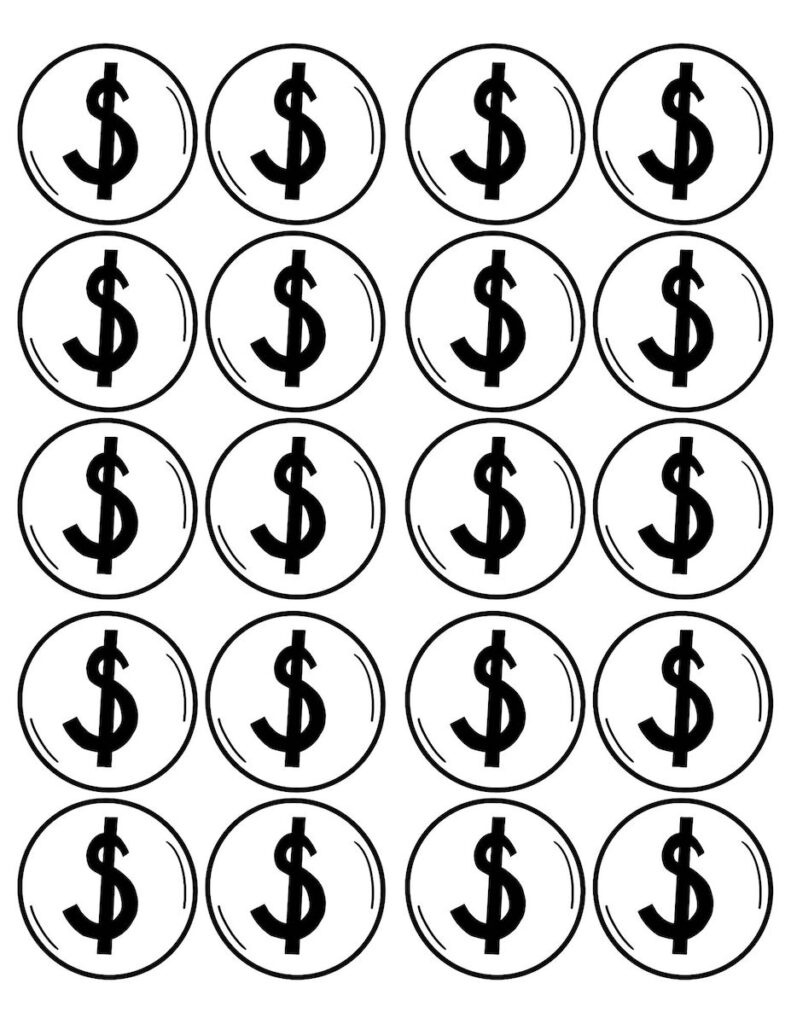 Free Printable Gold Coins For St. Patrick&amp;#039;S Day - Originalmom inside Free Printable Coins Front And Back