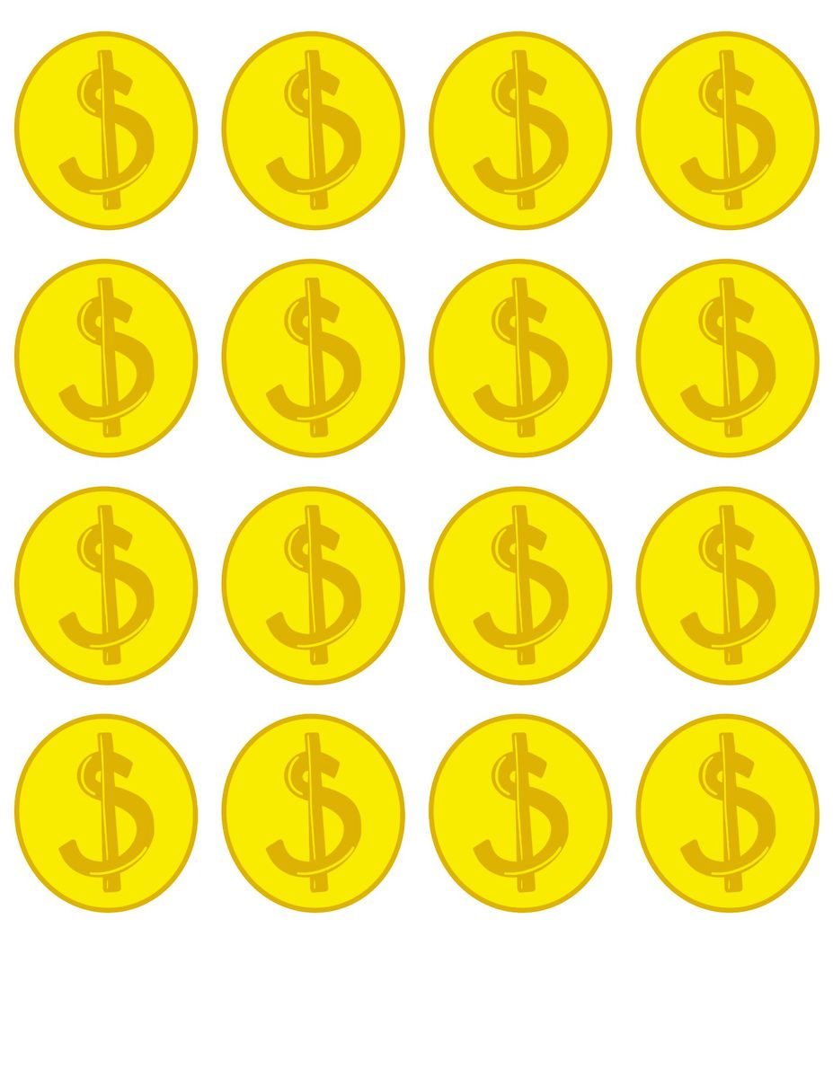 Free Printable Gold Coins For St. Patrick&amp;#039;S Day - Originalmom throughout FREE Printable Coins Front and Back