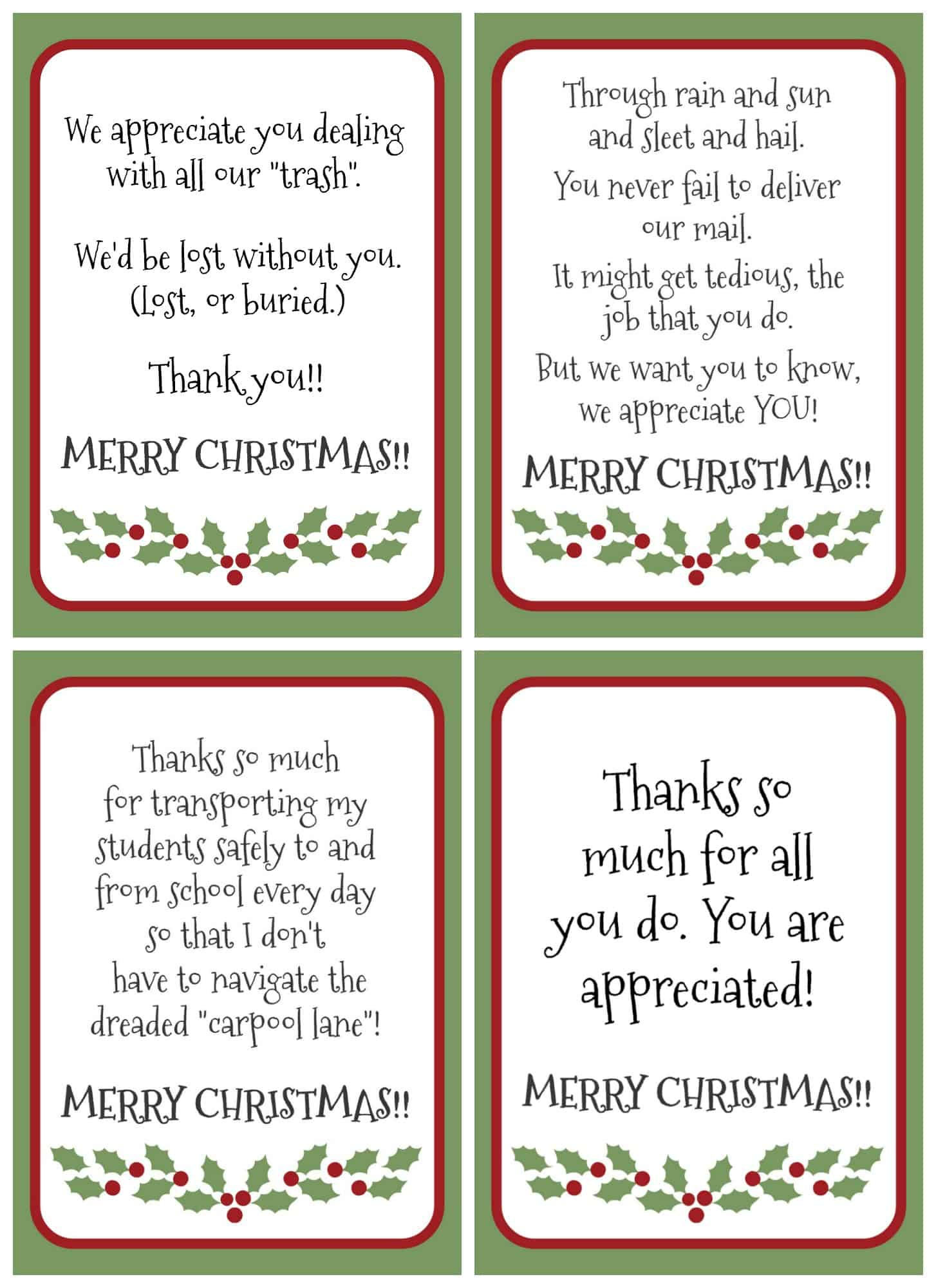 Free Printable Gratitude Christmas Tags - Creationskara with FREE Printable Christian Christmas Gift Tags