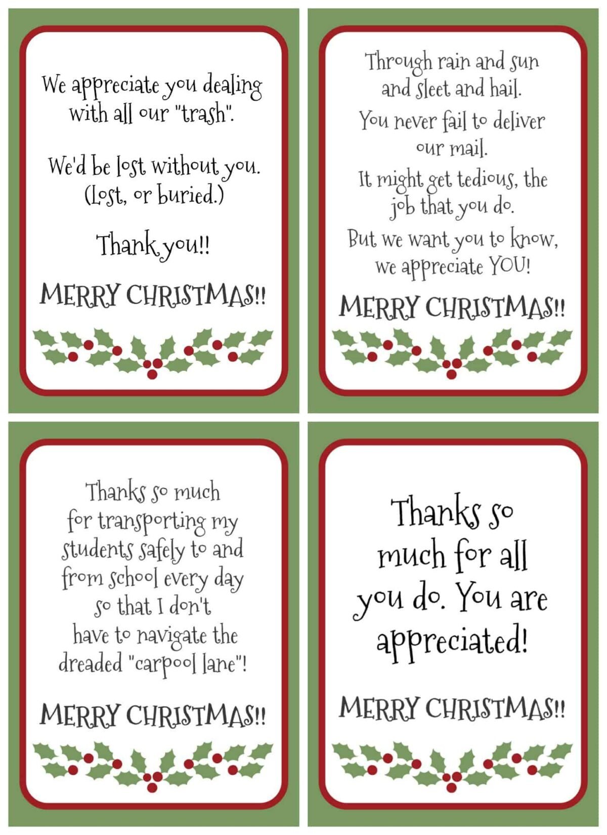 Free Printable Gratitude Christmas Tags - Creationskara with regard to FREE Printable Christmas Gift Tags For Students