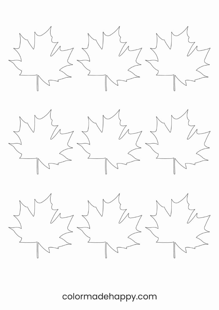 Free Printable Leaf Template regarding FREE Printable Canadian Maple Leaf