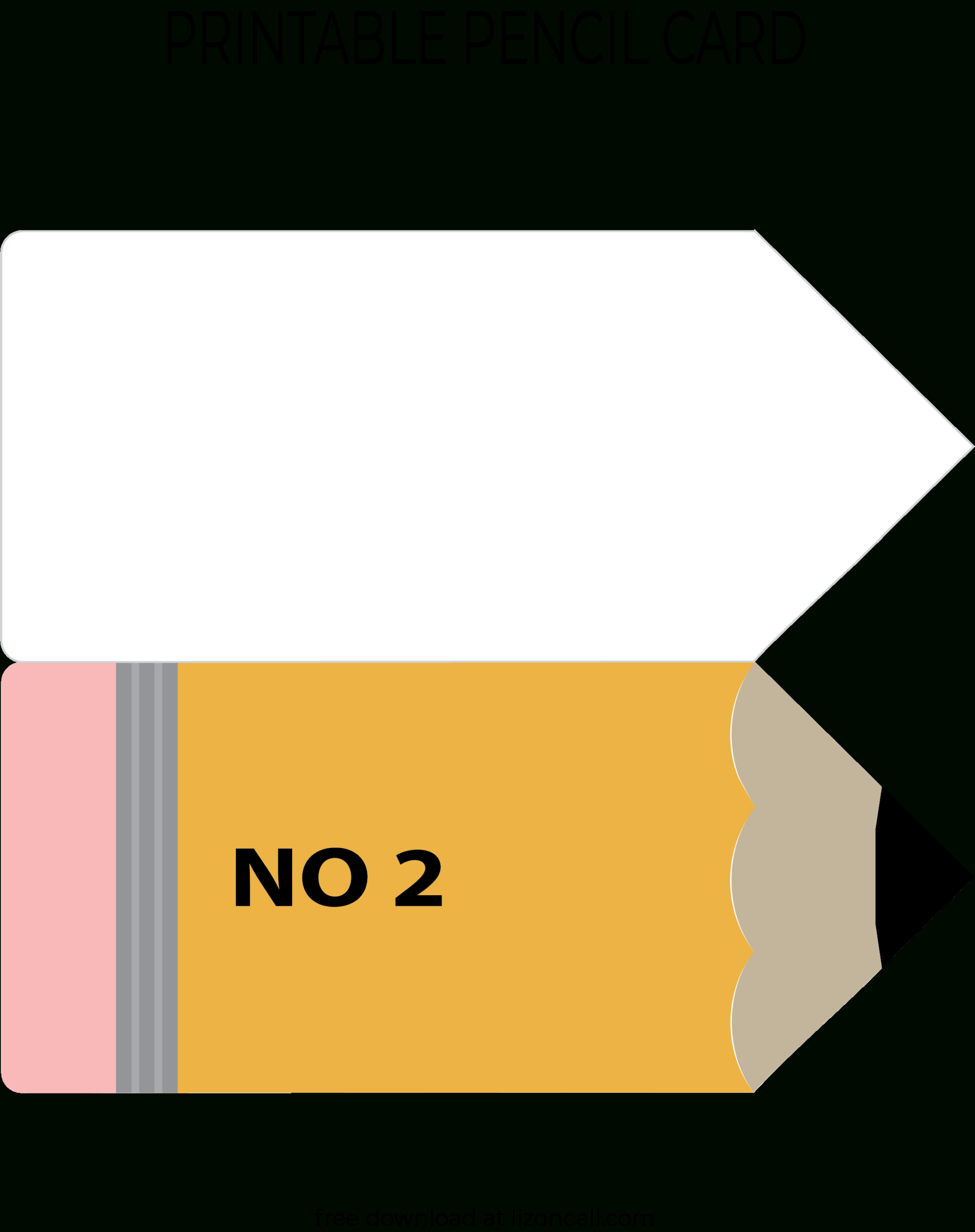 Free Printable Pencil Card with Free Printable Cards No Download Required