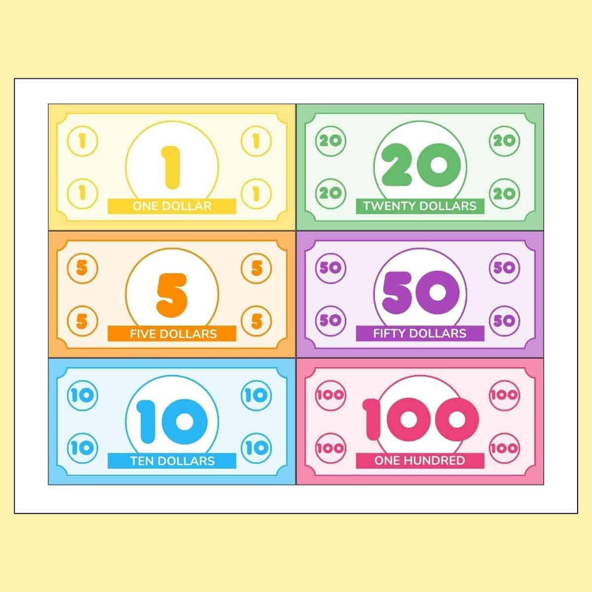Free Printable Play Money For Classroom Or Kids&amp;#039; Games in Free Printable Coins For Classroom