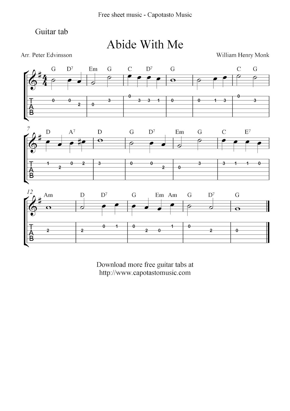 Free Printable Sheet Music For Guitar throughout FREE Printable Christian Sheet Music For Guitar