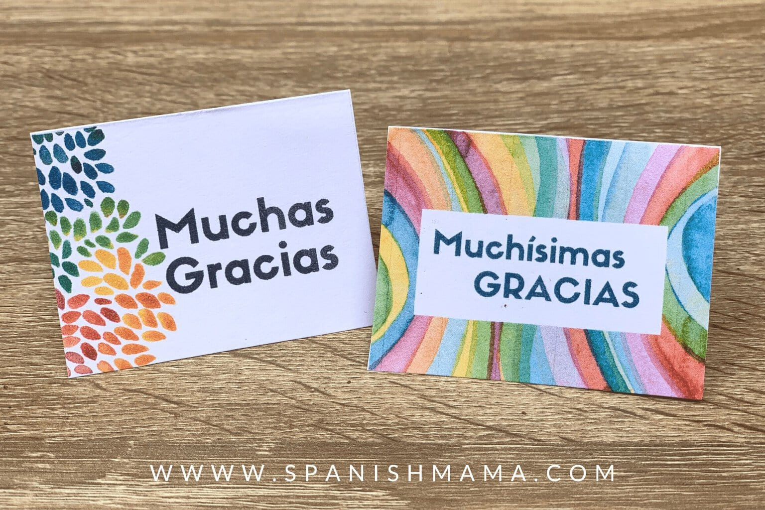 Free Printable Thank You Cards In Spanish | Spanish Mama pertaining to FREE Printable Cards In Spanish