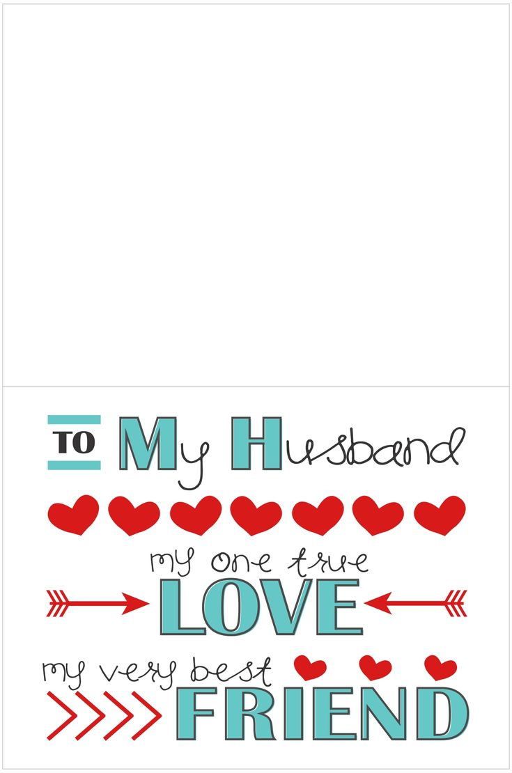 Free Printable Valentines Day Cards For Him Greeting Cards throughout FREE Printable Cards For Husband
